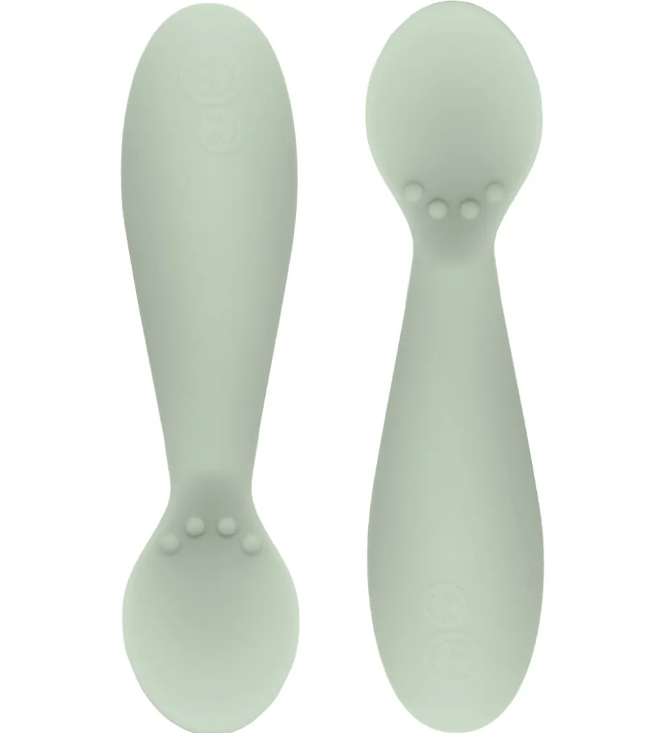 EzPz Tiny Spoon - 2-pak - Støvet Grøn