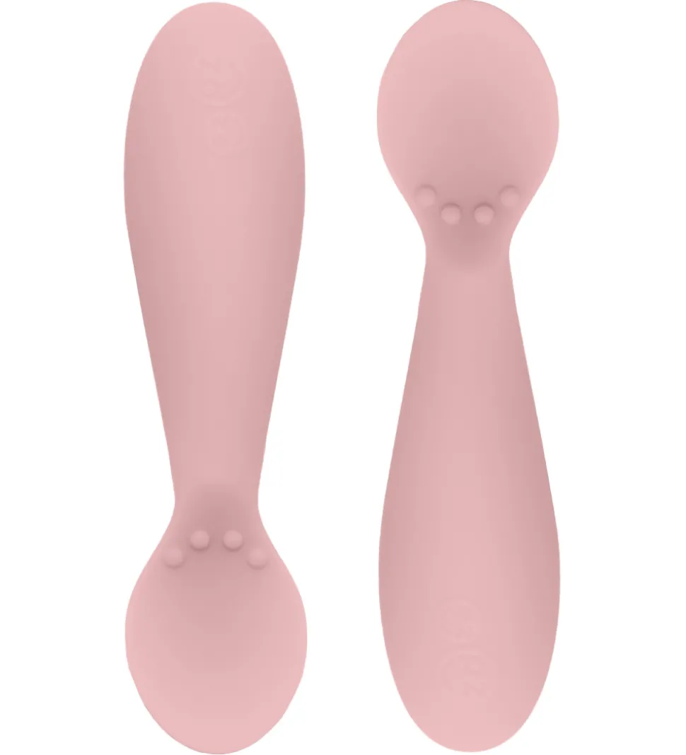EzPz Tiny Spoon - 2-pak - Støvet Rosa