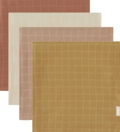 Fabelab Stofbleer - 4-Pak - 60x60 cm - Ochre Mix