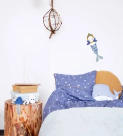 Fabelab Wallstickers - Havfrue - Blå