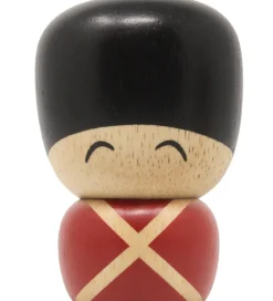 FableWood Garder - Christian - 6 cm - Natur/Rød/Sort