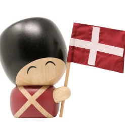 FableWood Garder - Valdemar - 17 cm - Natur/Rød/Sort