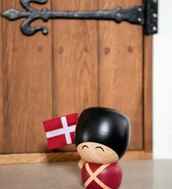 FableWood Garder - Valdemar - 17 cm - Natur/Rød/Sort