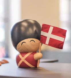 FableWood Garder - Valdemar - 17 cm - Natur/Rød/Sort