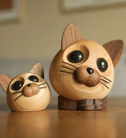 FableWood Pick-Me-Up Kat - Felix - 9 cm - Natur