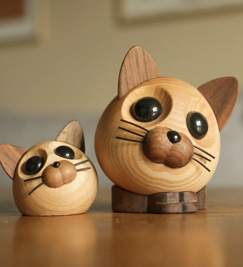 FableWood Pick-Me-Up Kat - Felix - 9 cm - Natur