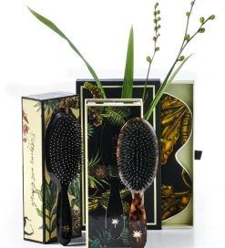 Fan Palm Hårbørste - Medium - Turtle