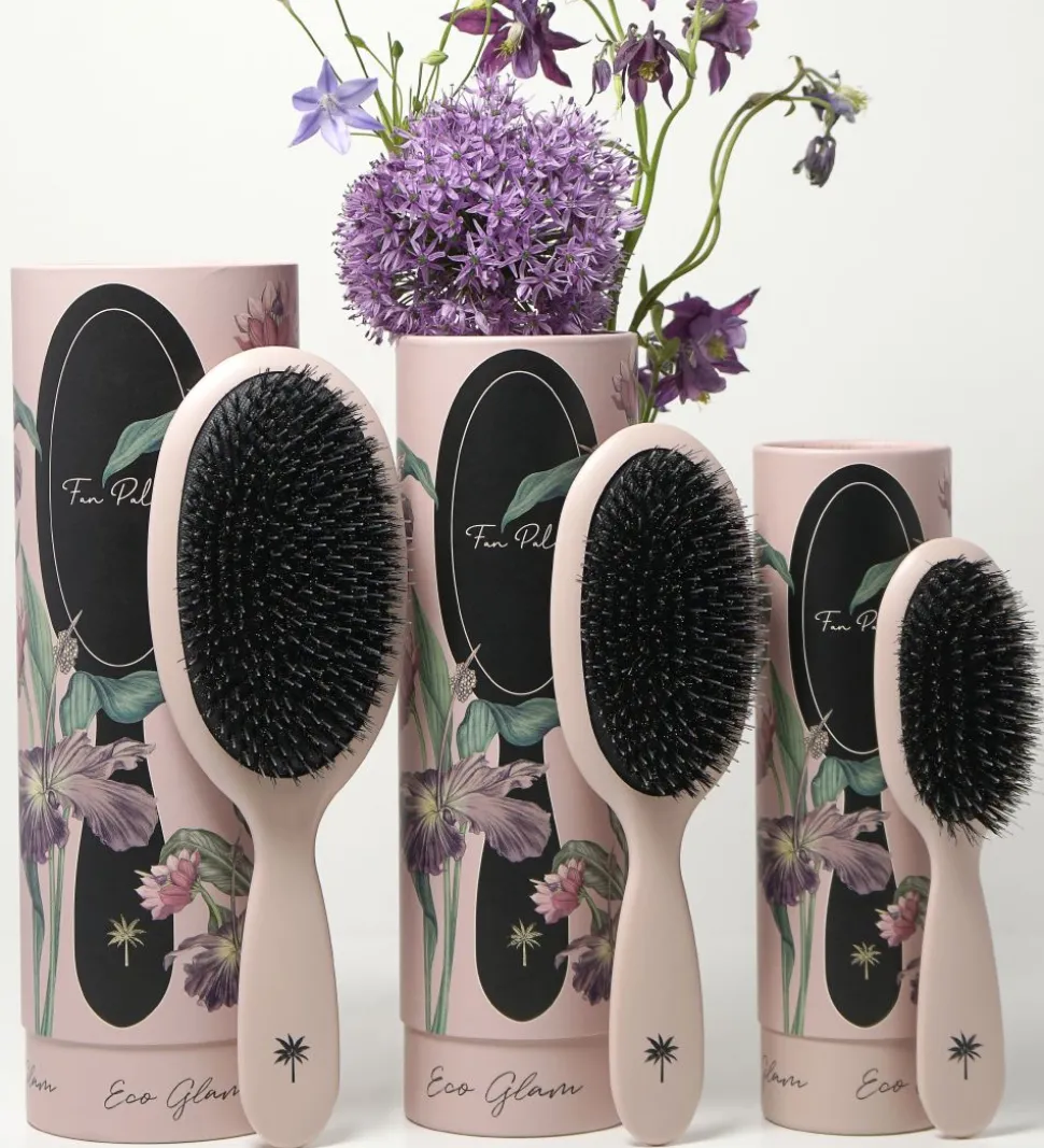 Fan Palm Hårbørste - Medium - Eco Glam