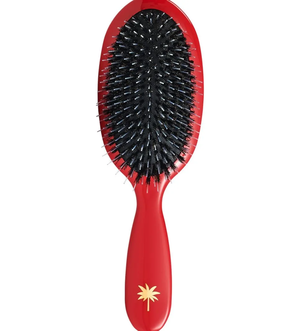 Fan Palm Hårbørste - Medium - Red Poppy