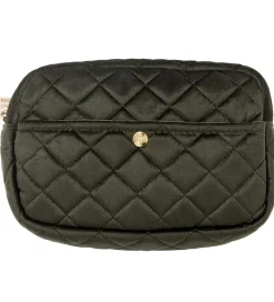 Fan Palm Toilettaske - Medium - Quiltet Velour - Palm Green