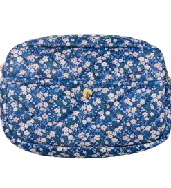 Fan Palm Toilettaske - Medium - Blue Blossom