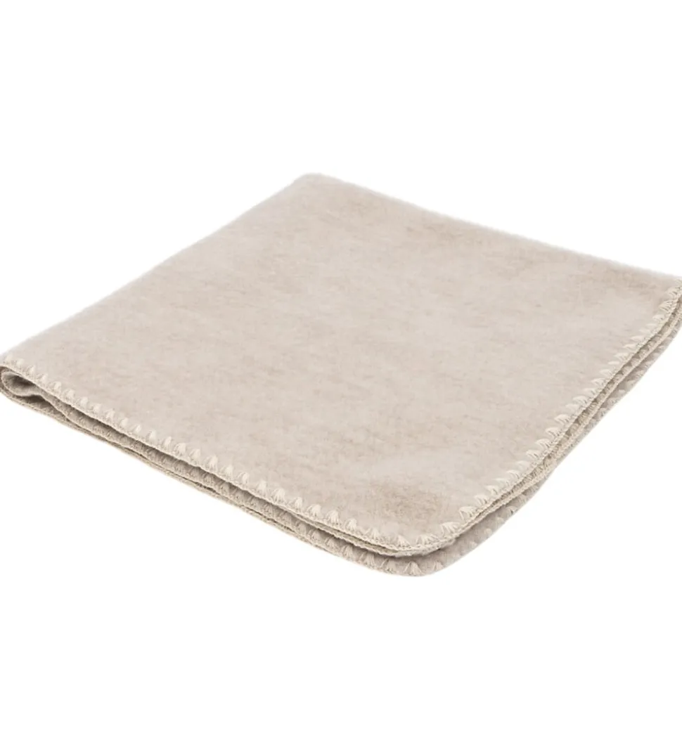 Fanga Fontana Babytæppe - 60x60 - Erba - Uldfleece - Beige