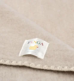 Fanga Fontana Babytæppe - 60x60 - Erba - Uldfleece - Beige