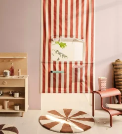 Ferm Living Gulvtæppe - 70 cm - Uld - Dark Brick/Off White