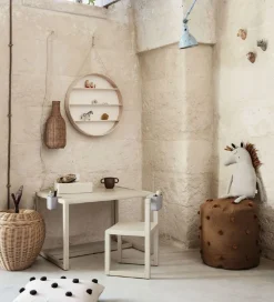 ferm Living Knage - Håndskåret Træ - 9,5x9,5x5 cm - Løve