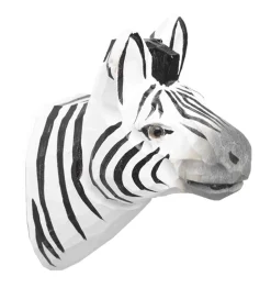 ferm Living Knage - 9,5x9,5x5 cm - Håndskåret Træ - Zebra