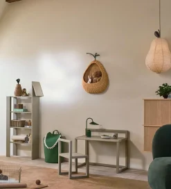 Ferm Living Lampeskærm - Pear - 37x62,7 cm - Natural
