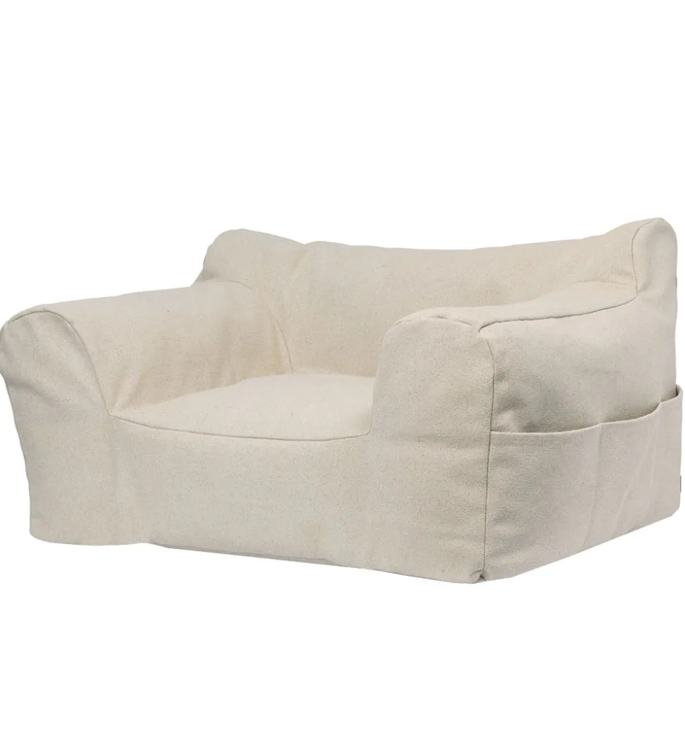 Ferm Living Lænestol - Billow Bean Bag - 50x80x48 cm - Off-white