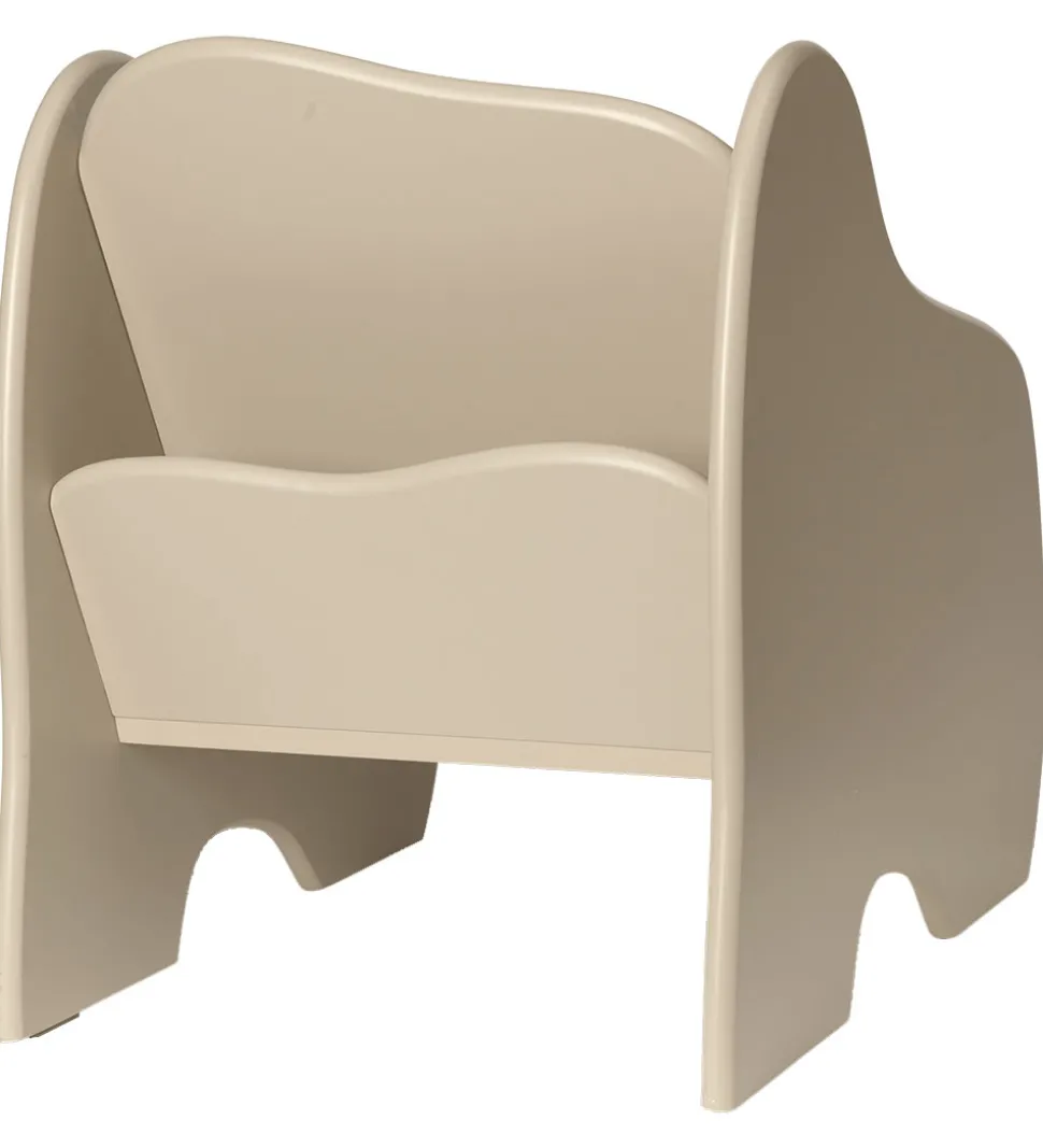 Ferm Living Lounge Stol - Slope - 44x59x55 cm - Cashmere