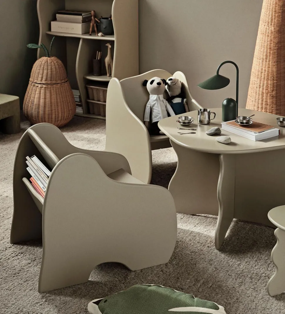 Ferm Living Lounge Stol - Slope - 44x59x55 cm - Cashmere