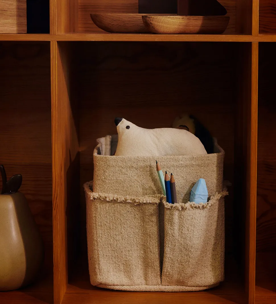 Ferm Living Opbevaringskurv - Hokan - 18x18 cm - Natural