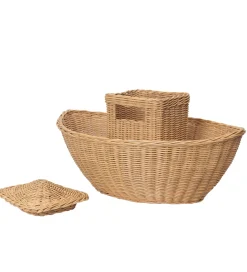 ferm Living Opbevaringskurv - Braided Ark - 60x41x30 cm - Natura