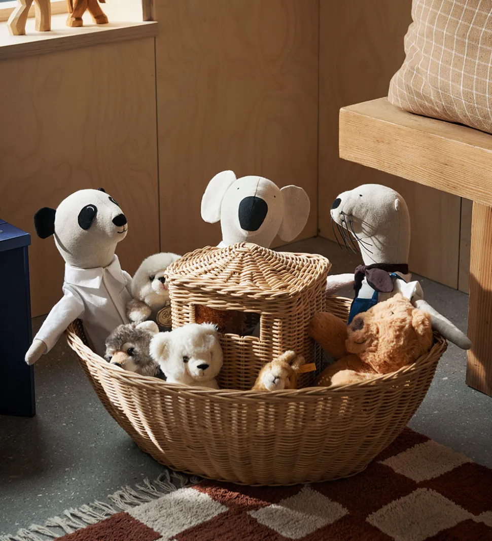 ferm Living Opbevaringskurv - Braided Ark - 60x41x30 cm - Natura