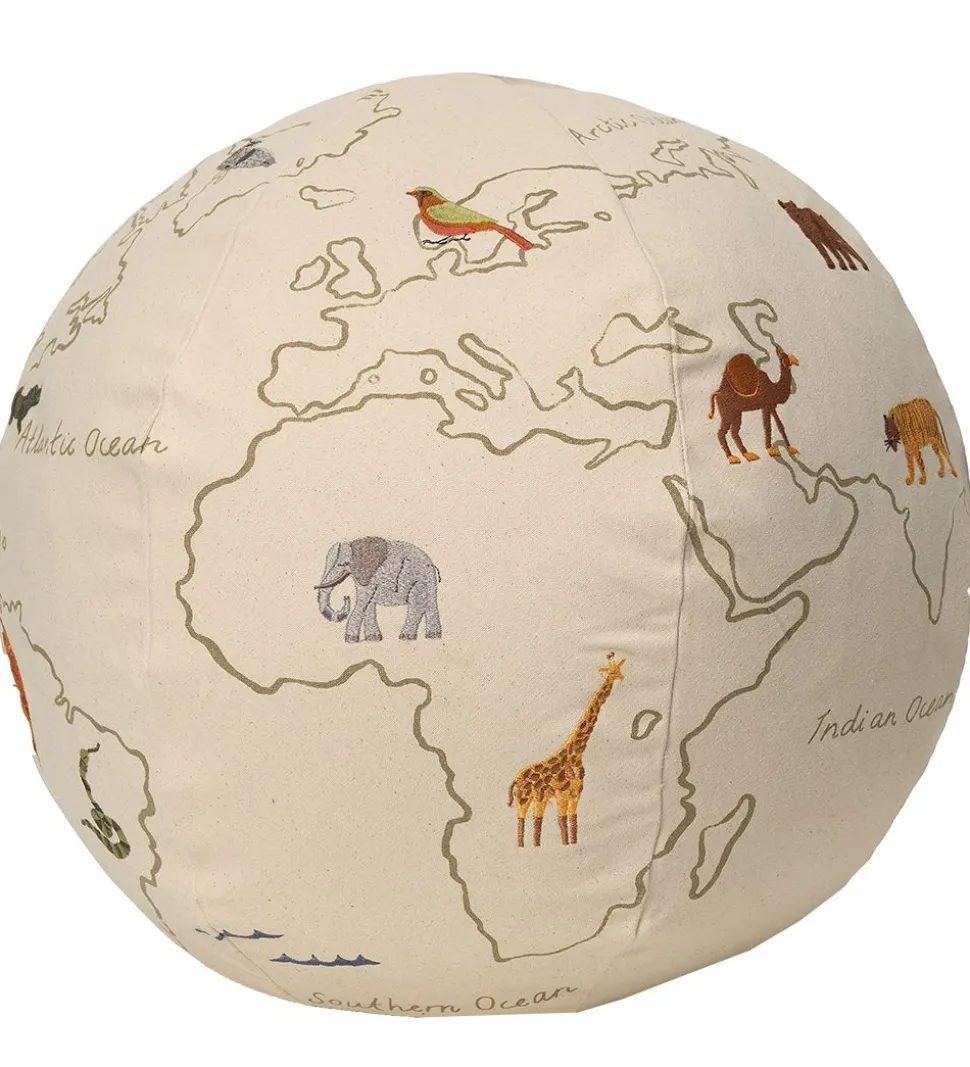 Ferm Living Puf - Verden - Ø50 cm - Off White