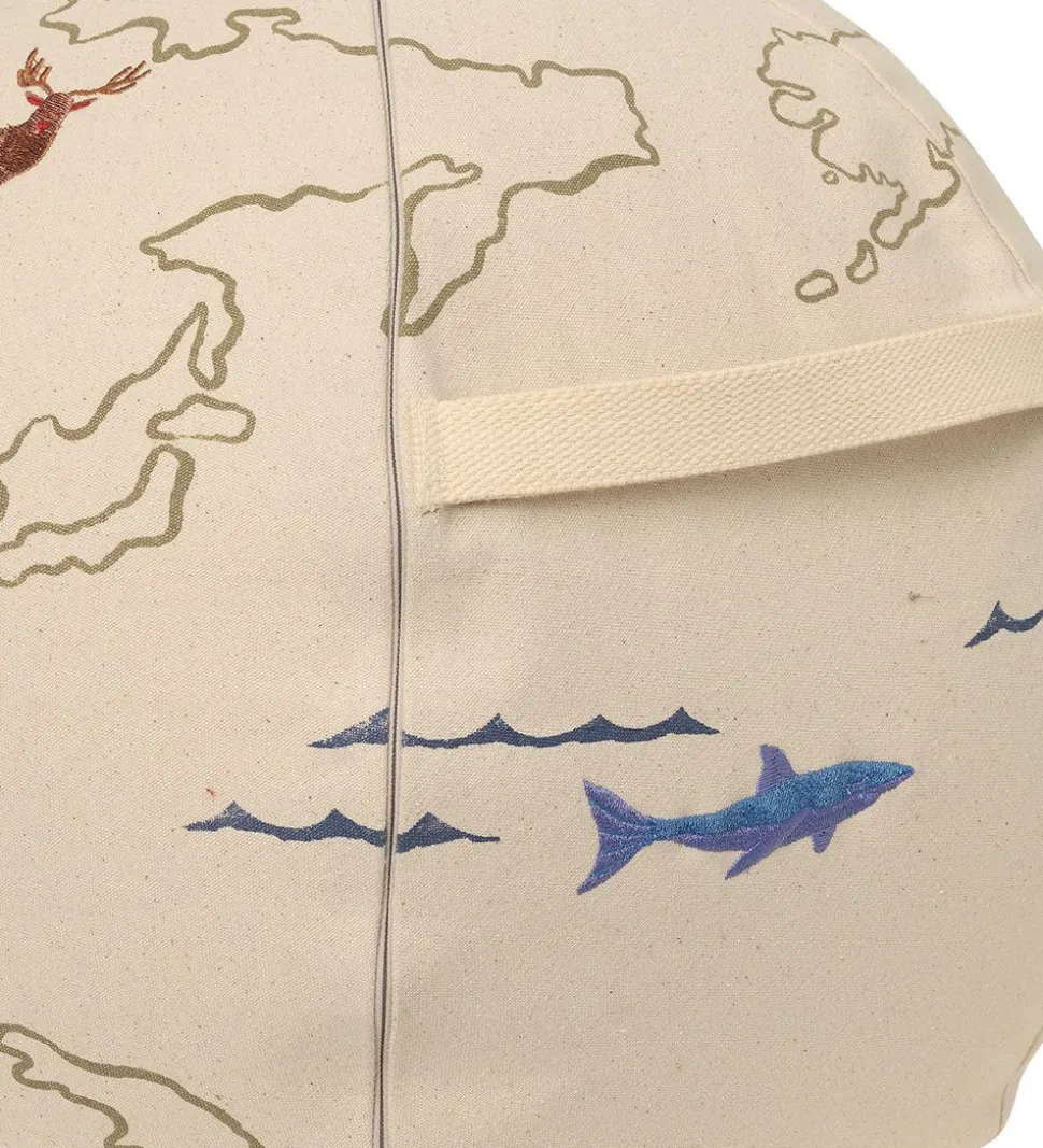 Ferm Living Puf - Verden - Ø50 cm - Off White