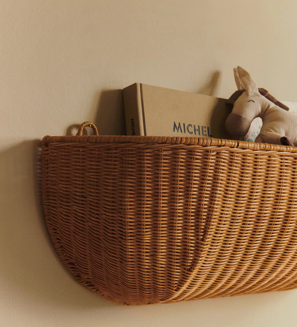 Ferm Living Væglomme - Flettet Rattan - 75x25 cm - Natural