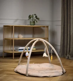 Filibabba Aktivitetstæppe m. 3 Aktivitetslegetøj - Beige