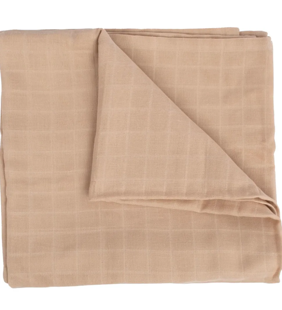 Filibabba Babysvøb - Musselin - 120x120 cm - Warm Grey