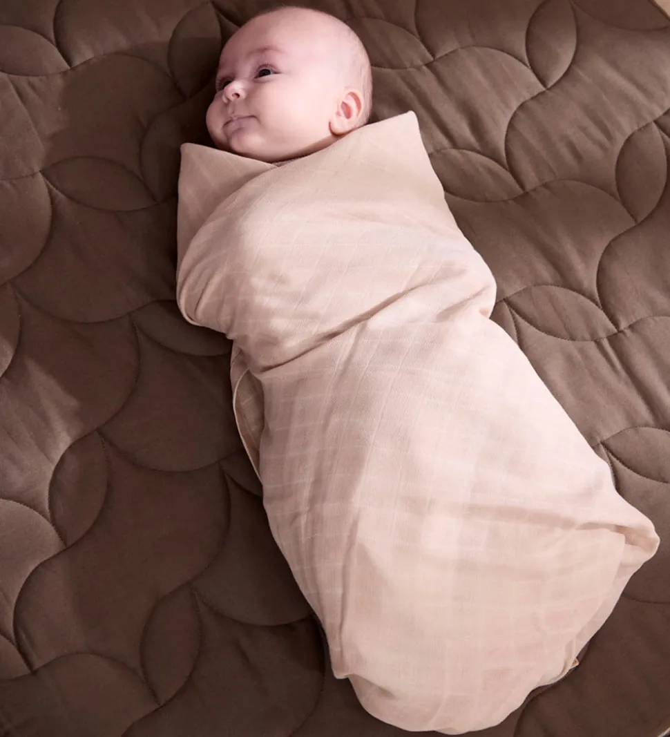 Filibabba Babysvøb - Musselin - 120x120 cm - Warm Grey