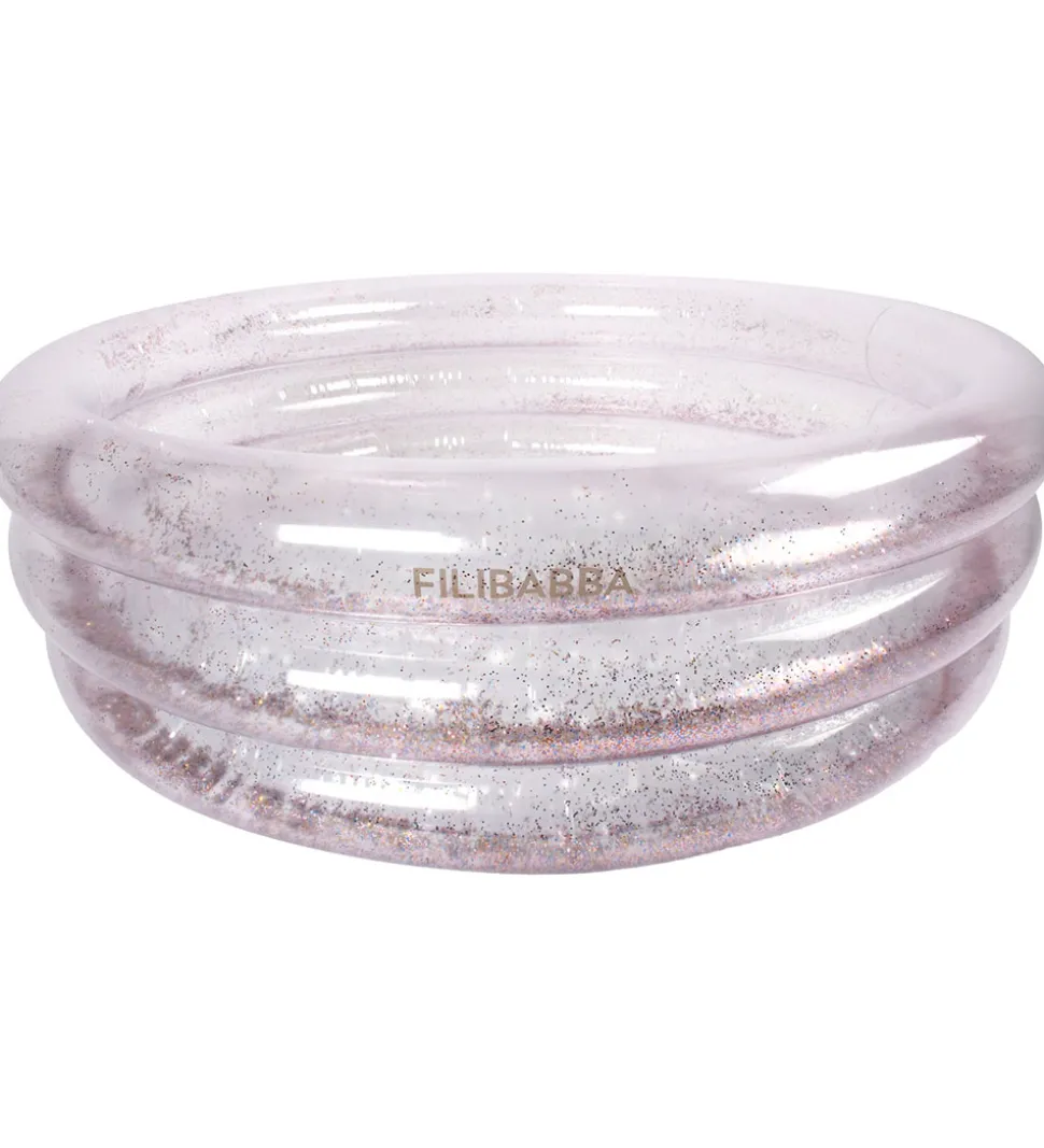 Filibabba Badebassin - Alfie - 80 cm - Regnbuefarvet Konfetti