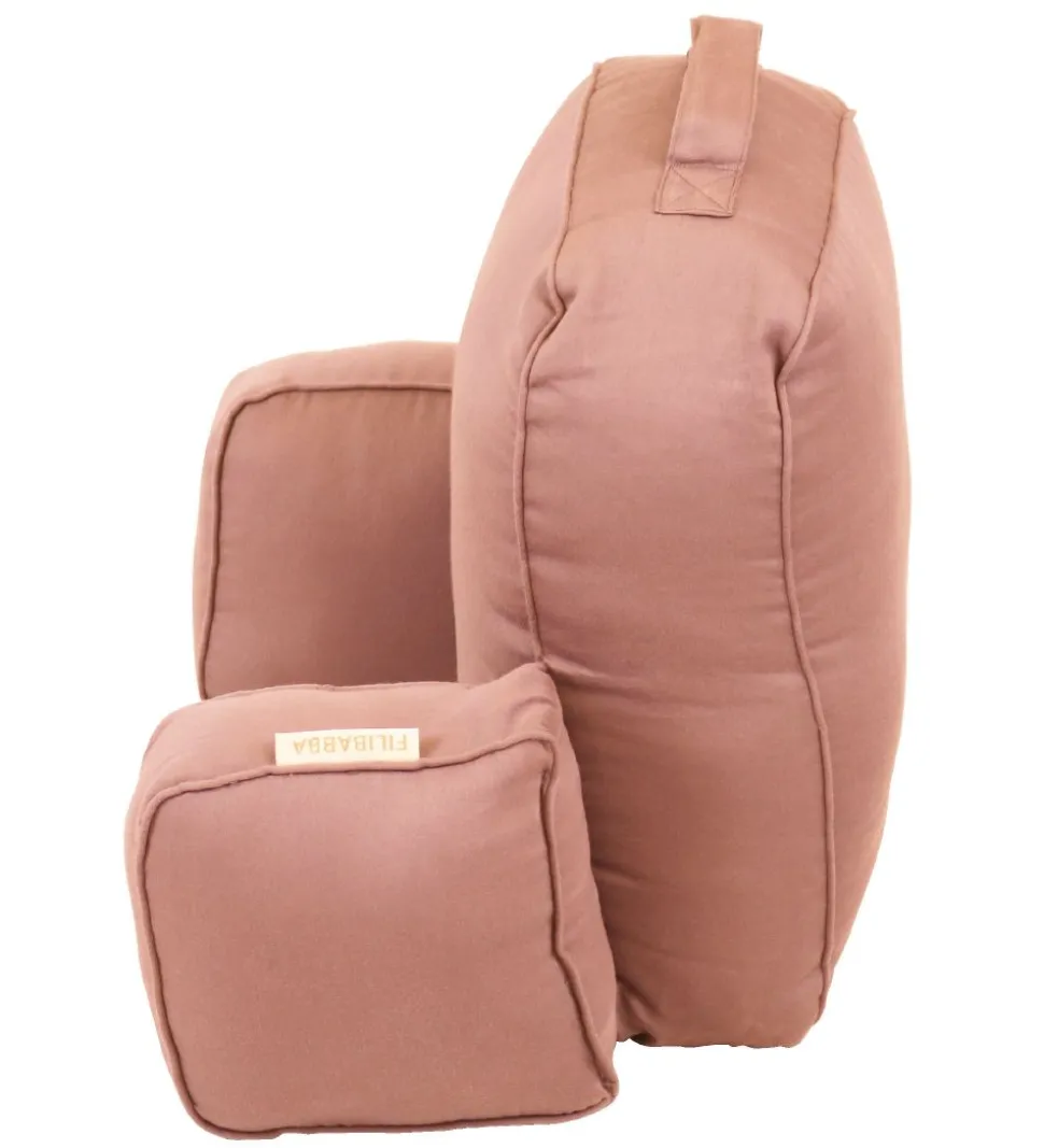Filibabba Barnevognspude - Gry - Blush