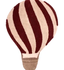 Filibabba Gulvtæppe - Luftballon - 71x100 cm - Deeply Red