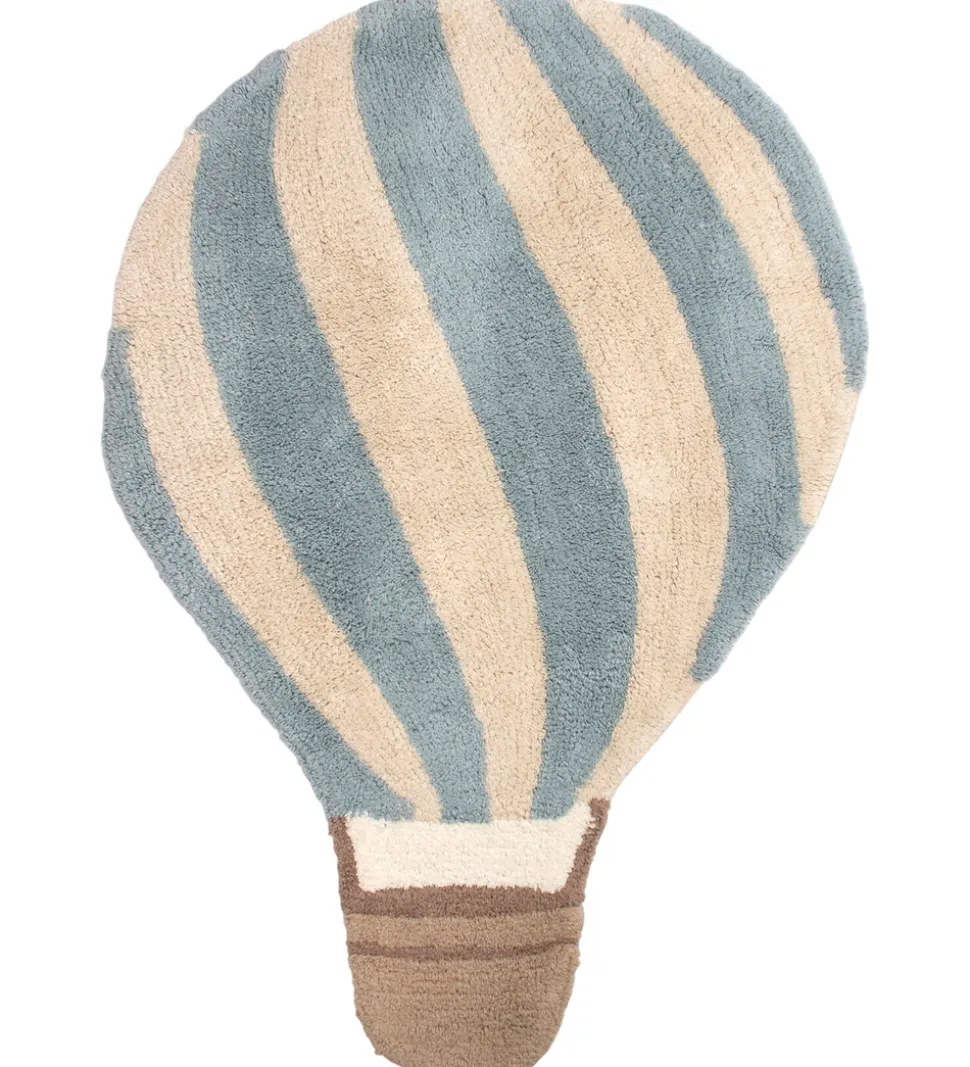 Filibabba Gulvtæppe - 71x100 cm - Luftballon - Pearl Blue