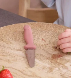 Filibabba Knivsæt Til Børn - 2-pak - Warm Grey/Rose