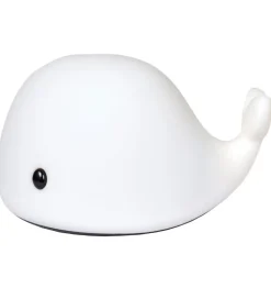 Filibabba Lampe - The Friendly Whale Christian - 14,5 cm - Hvid