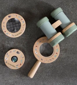 Filibabba Legekuffert m. Kikkert - Træ - Little Wonders