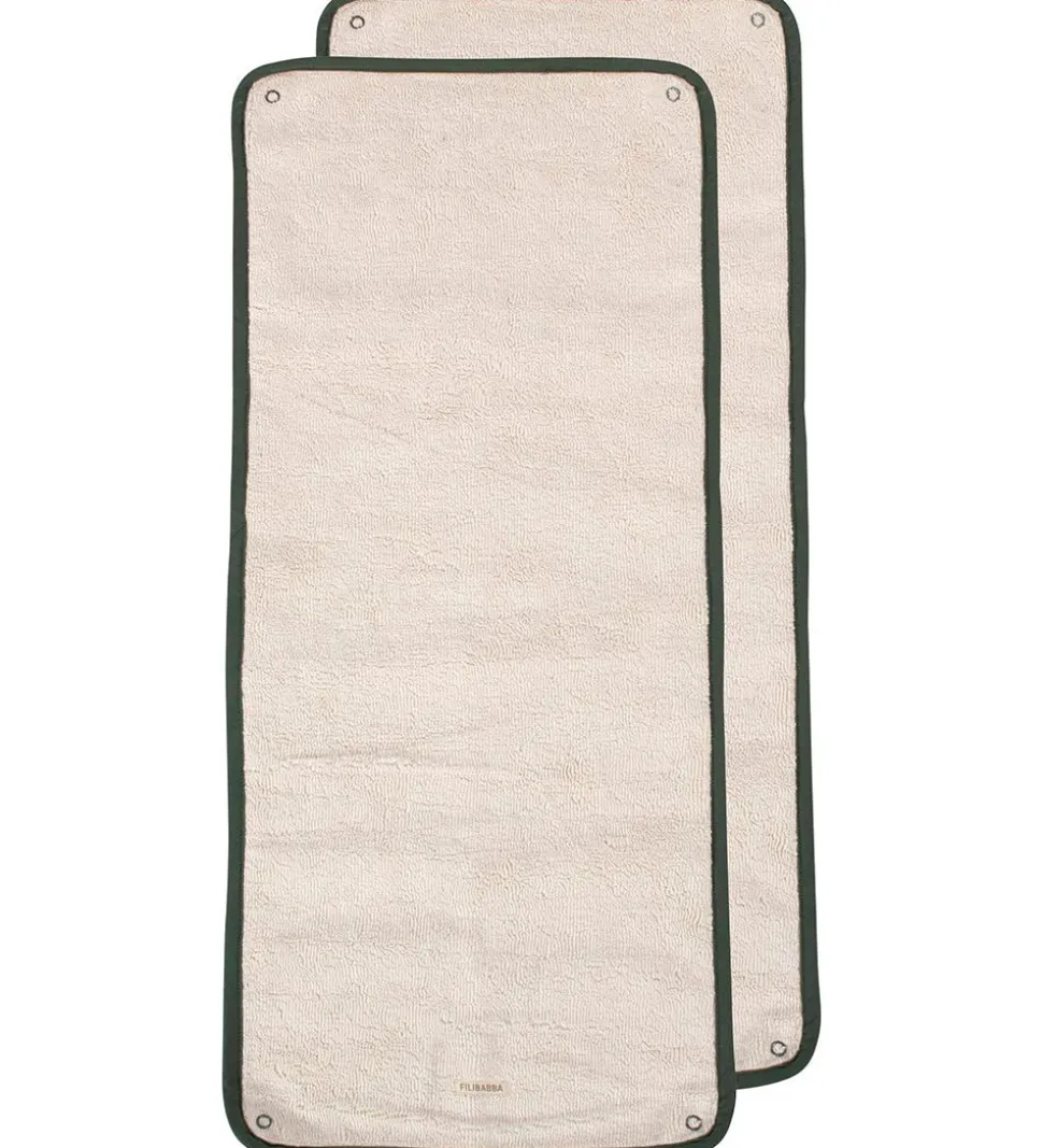 Filibabba Mellemlag til Pusleunderlag - 2-pak - Pine Green