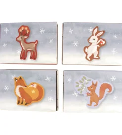 Filibabba Puslespil - Sæt m. 4 Puslespil - Wonderful Winter - Sk