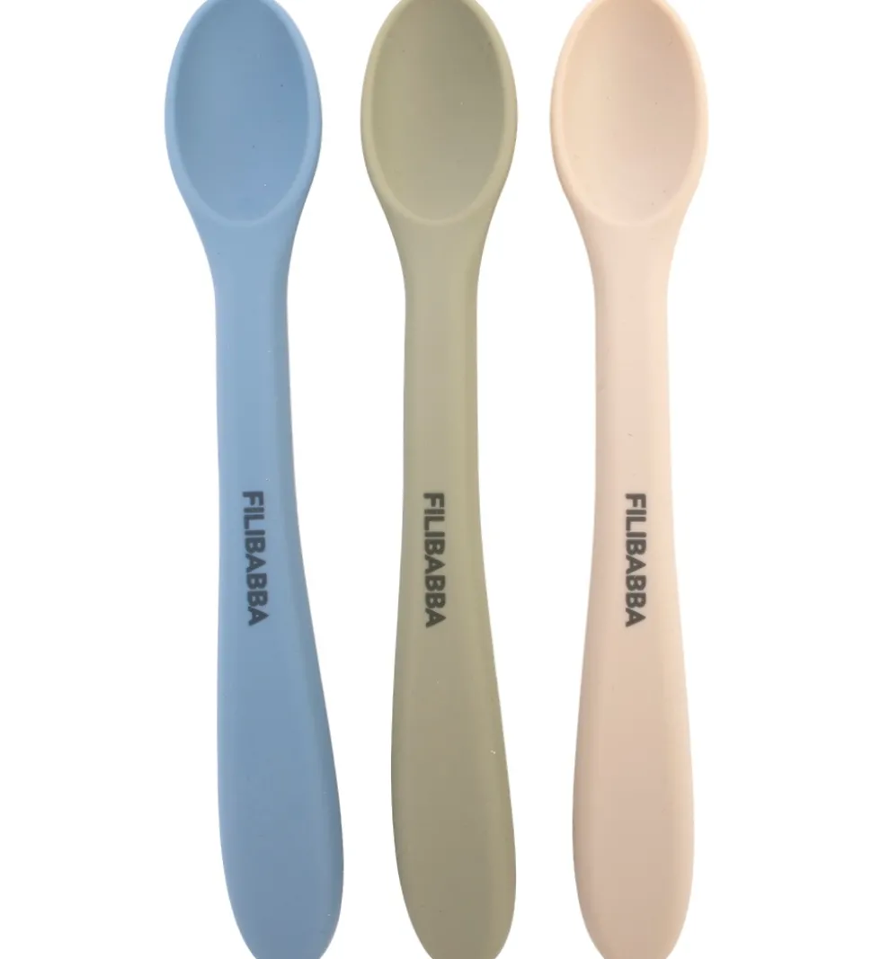 Filibabba Skeer - 3-pak - Silikone - Ocean Mix