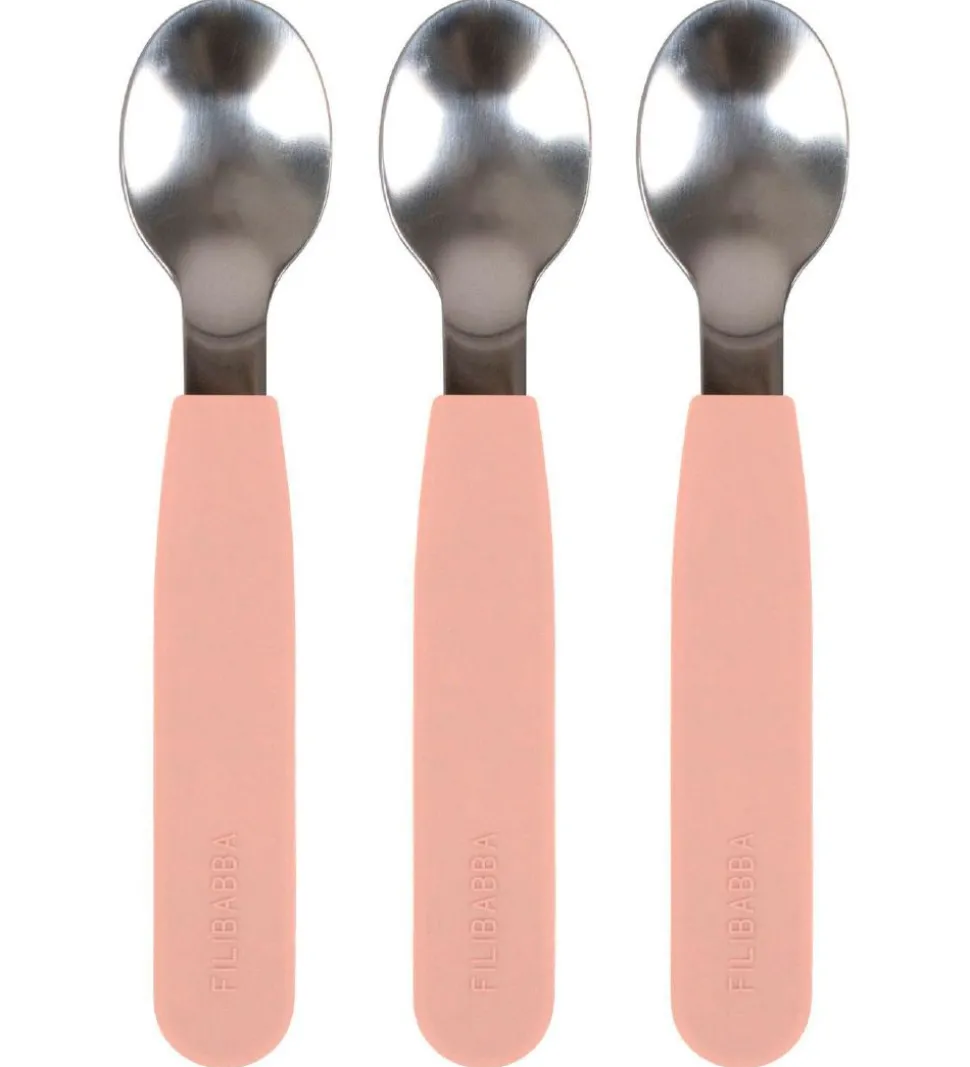 Filibabba Skeer - 3-pak - Silikone - Peach