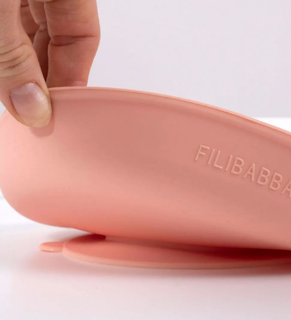 Filibabba Spisesæt - Silikone - 3 dele - Peach