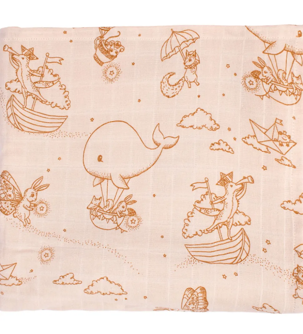 Filibabba Stofble - Musselin - 65x65 cm - Dreamy Adventurers