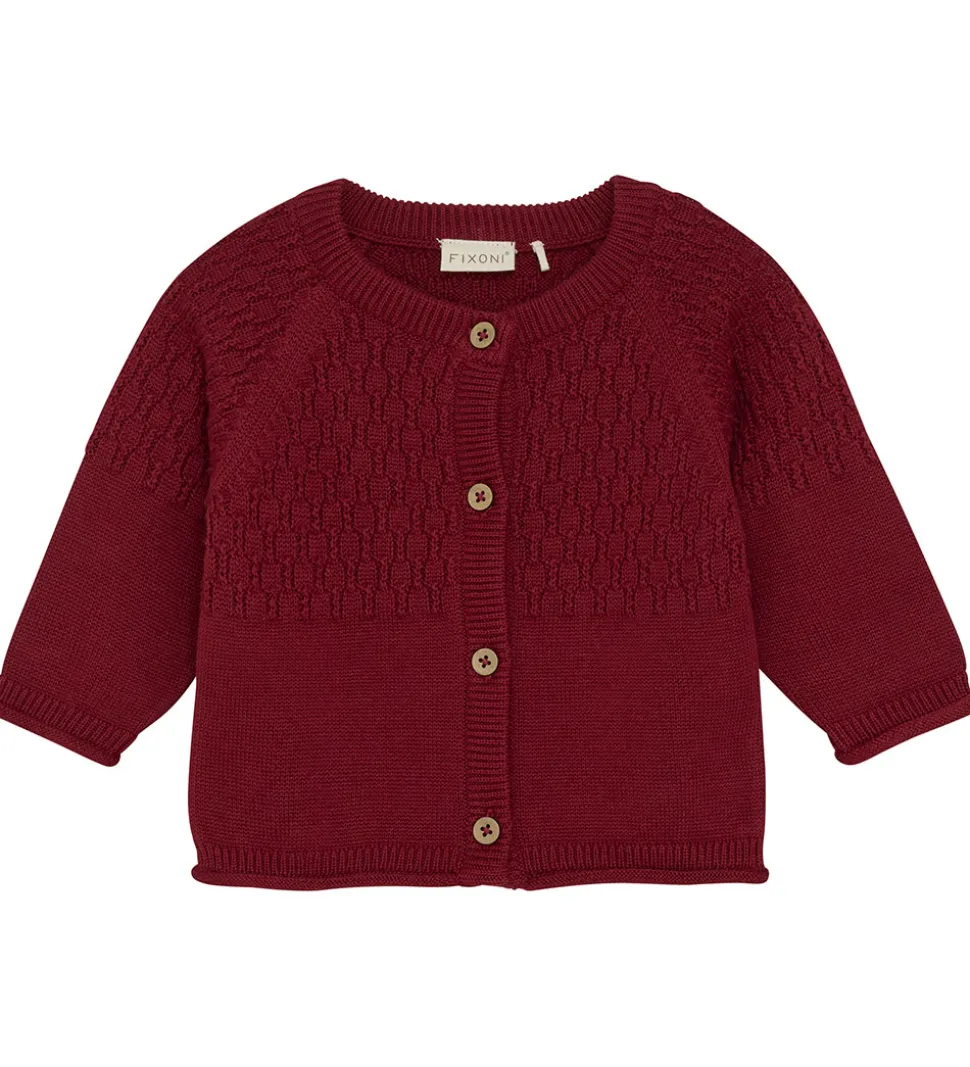 Fixoni Cardigan - Strik - Syrah