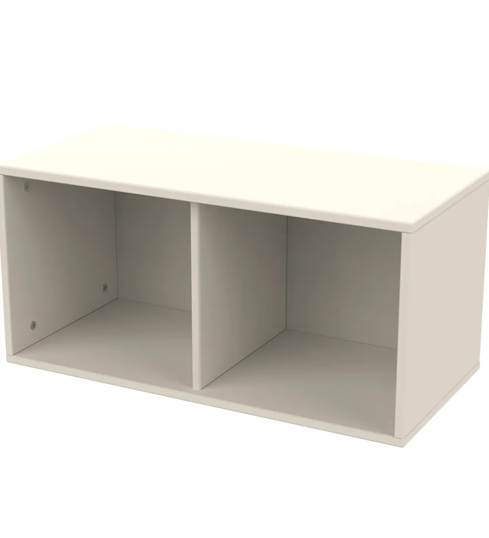 Flexa Bogkasse - Væghængt - Roomie - 72x34,5 cm - Creme