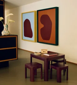 Flexa Bord - Lille - 60x47 cm - Nova - Pomegranate