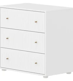 Flexa Kommode - Saga - 75x74 cm - Hvid/Egetræ